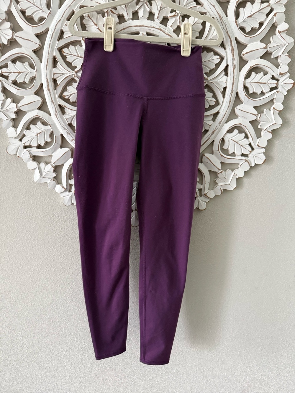 Alo Yoga Pant XXS High-Waist Air Lift Dark Plum Leggings